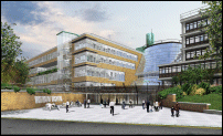 Artist impression of new hospital entrance